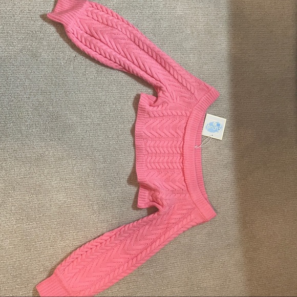 pink cropped sweater 💕 - Picture 3 of 3